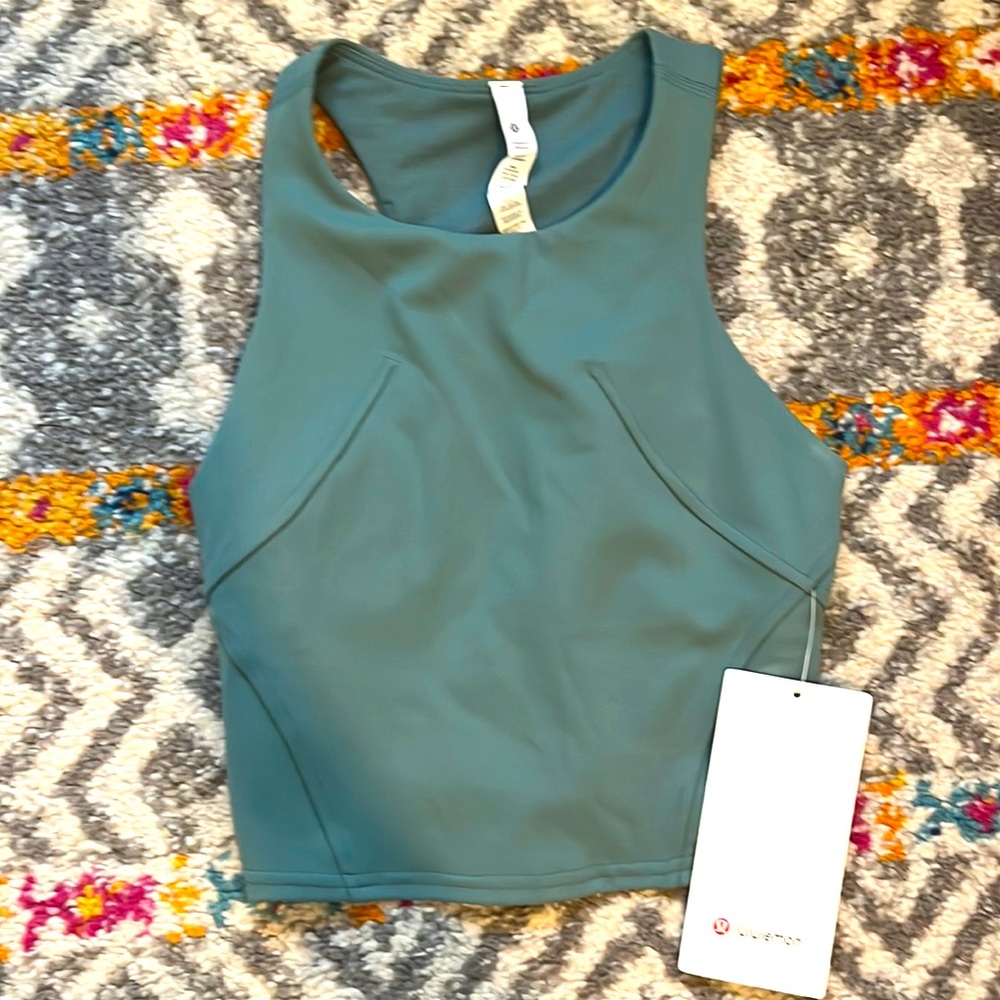 tidewater teal invigorate train tank from lululemon.